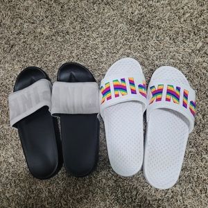 Bundle of 2 victorias secret slides size small